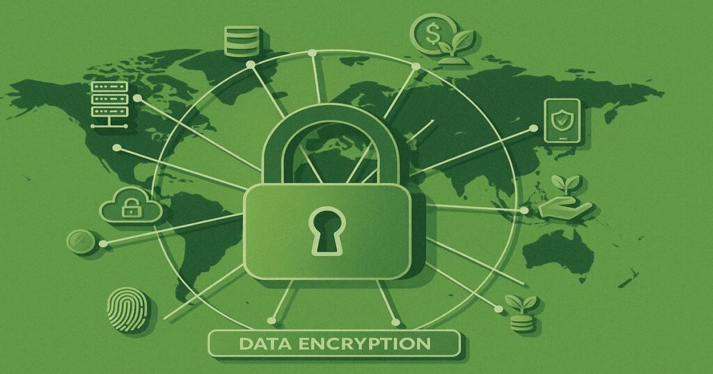 長崎県壱岐市で発生した還付金詐欺をイメージしたセキュリティ警告画像。個人情報保護と詐欺対策の重要性を示す鍵アイコン。