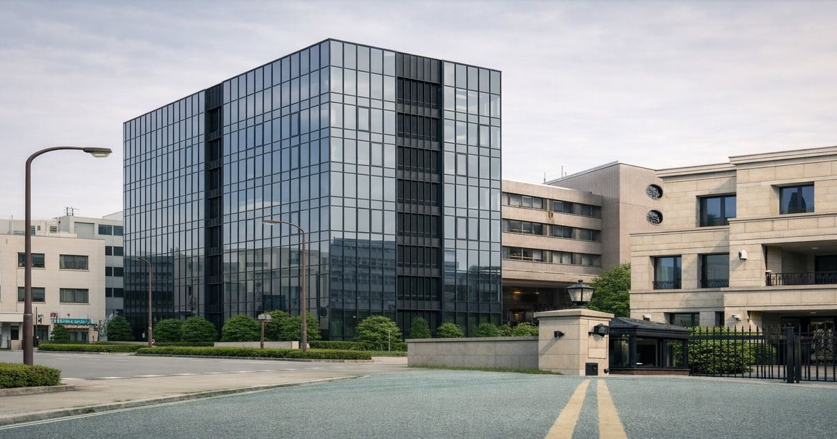 都市部に建つ現代的な建物を写したニュースブログ用共通アイキャッチ画像